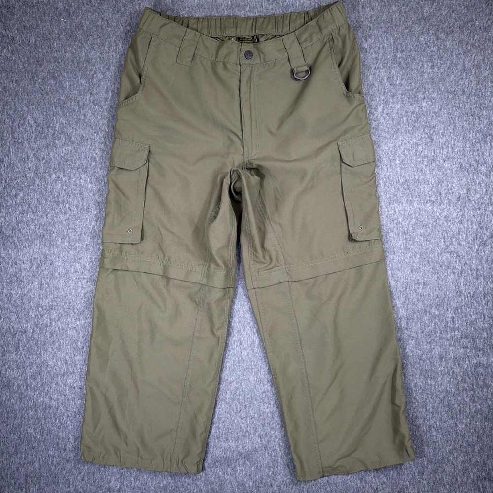 Boys Scouts Of America Pants Mens M Green Cargo Switchback Uniform 36x25